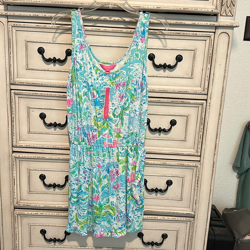 Lilly Pulitzer Annalee romper - What A Lovely Place size small NWT